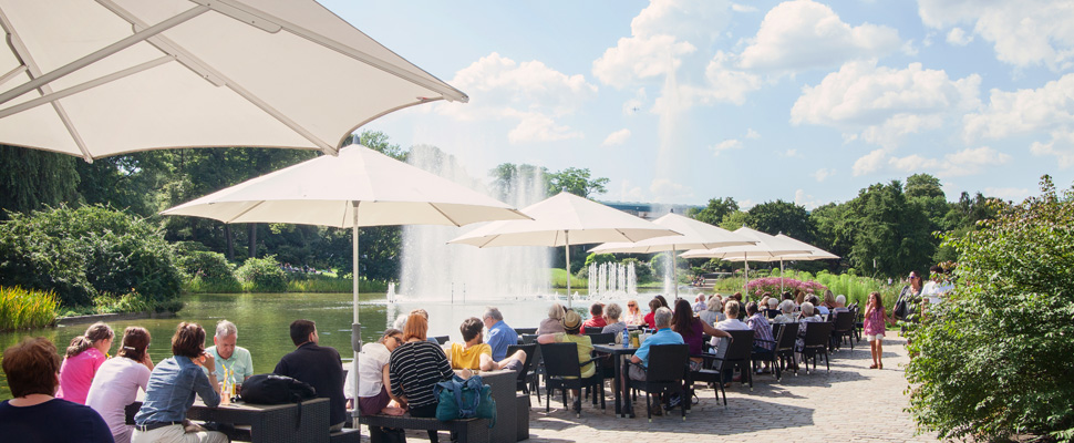 Café Seepavillon direkt am Parksee